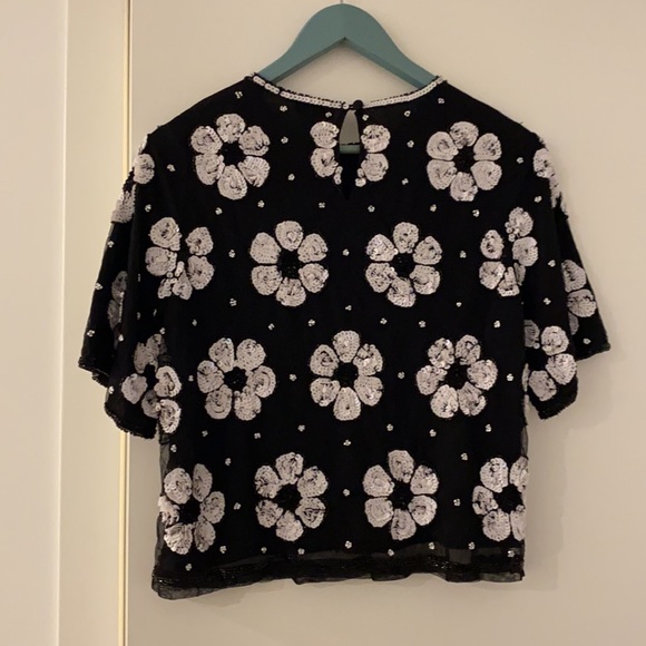 Asos - beaded floral top - Picture 4 of 4